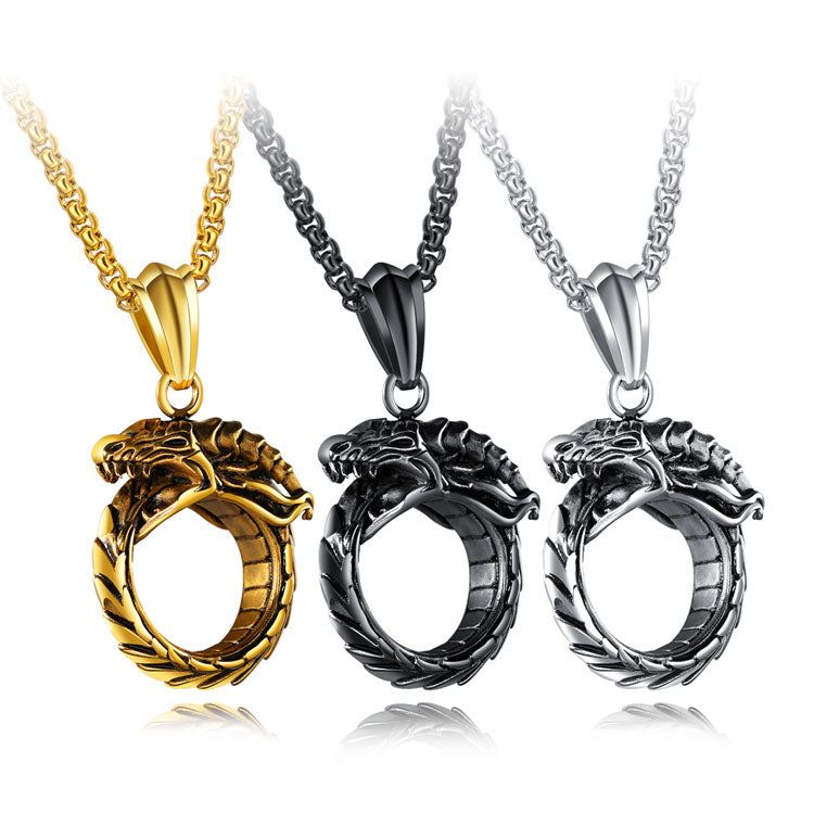 Norse Dragon Necklace