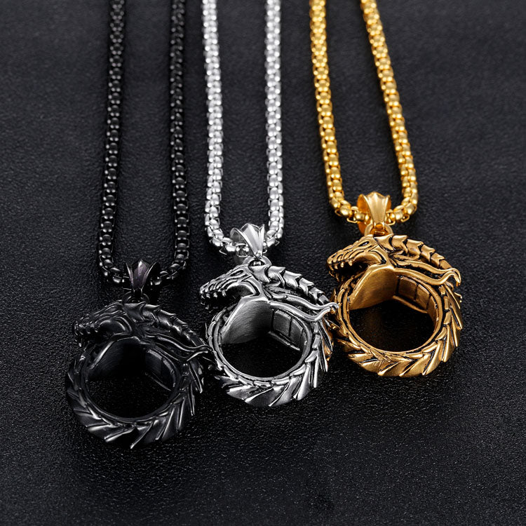Norse Dragon Necklace