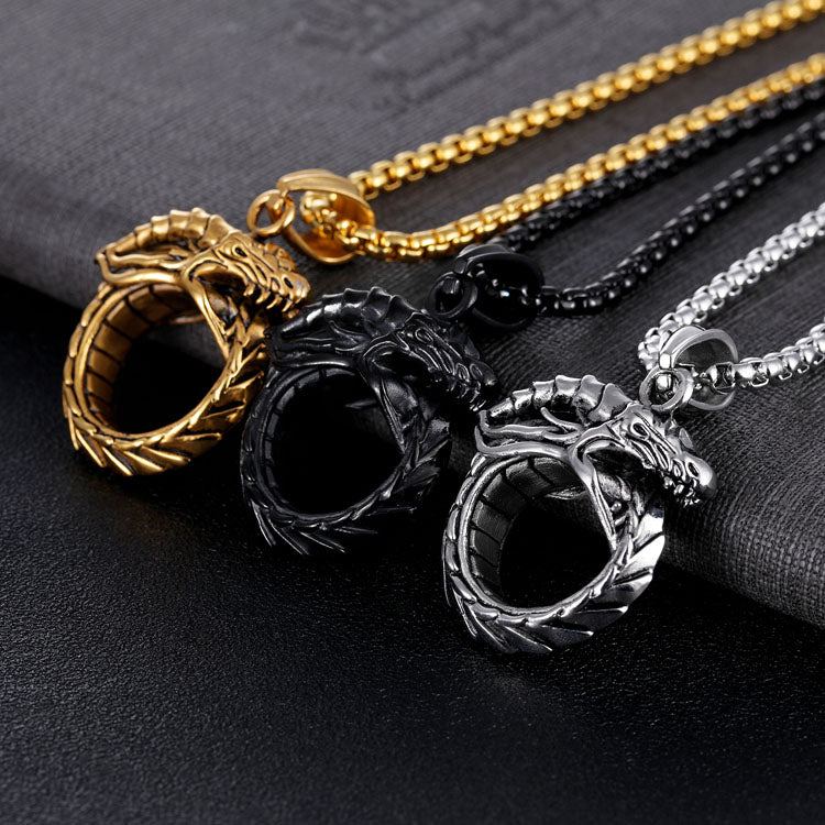 Norse Dragon Necklace