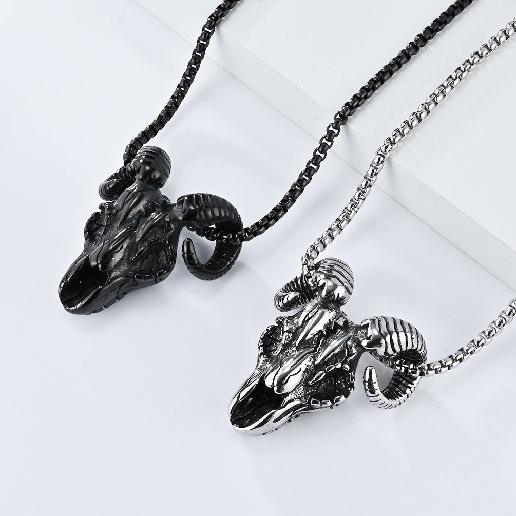 Thor's Goats Pendant Necklace