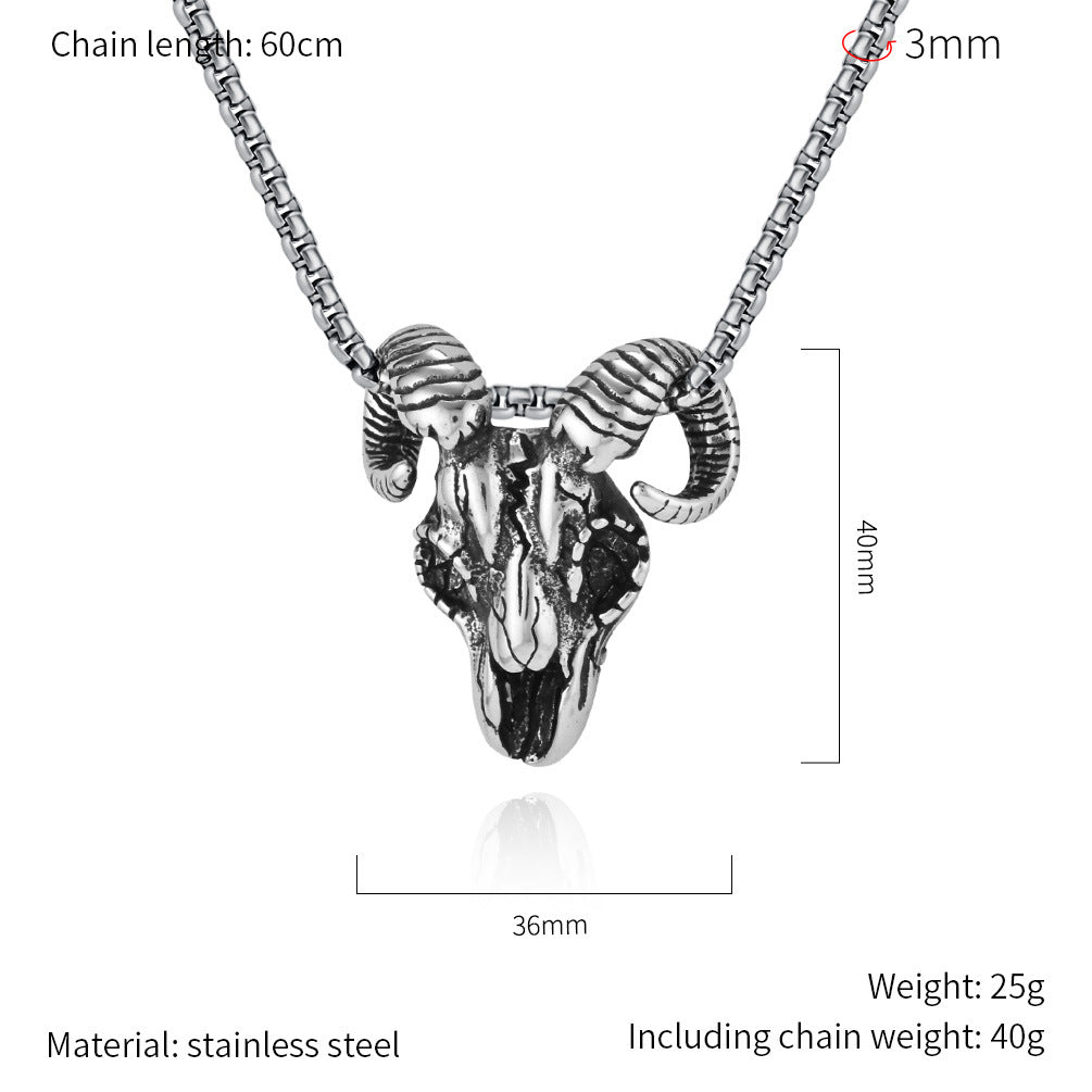 Thor's Goats Pendant Necklace