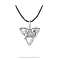 Fox Triquetra Knot Triangle Norse Necklace