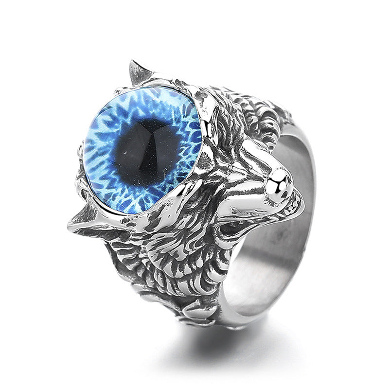 Viking Celtic Totem Wolf Stainless Steel Ring
